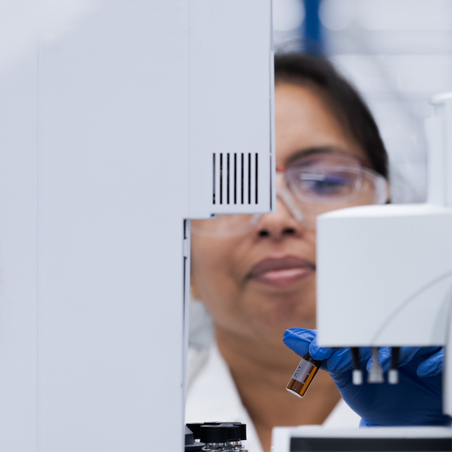 woman scientist working in lab