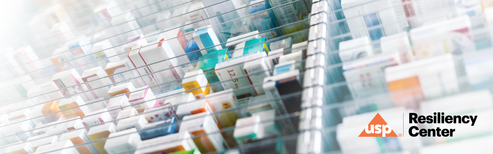 rows of medicines