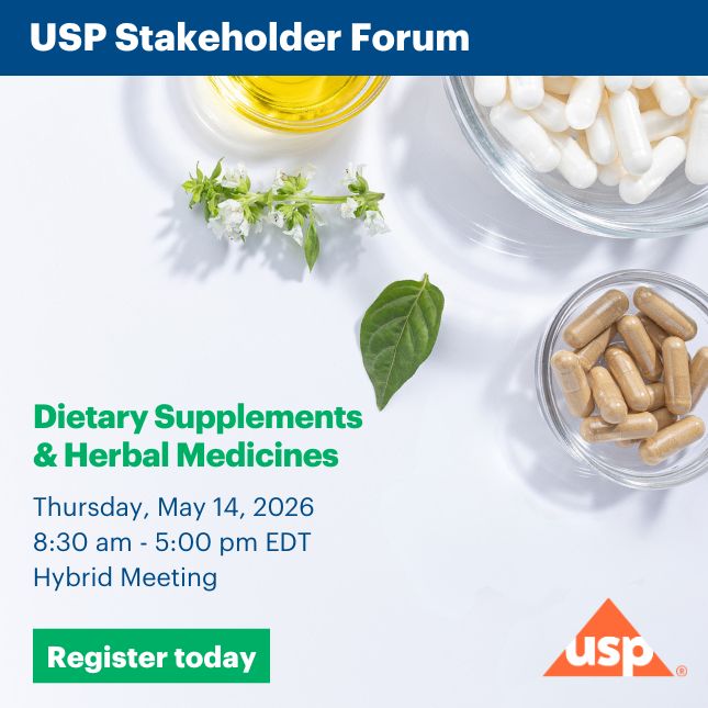 Dietary Supplements & Herbal Medicines Stakeholder forum